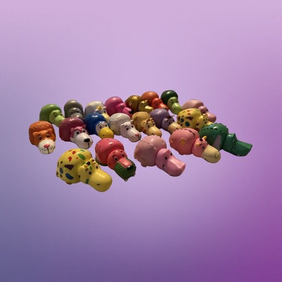 Flipazoo Mini Figures Toy Flip A Zoo 2 in 1 Animals Lot of 20 Assorted Figures B - Picture 4 of 9